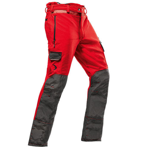 Pfanner Arborist Type A Chainsaw Trousers - Long Leg - Red