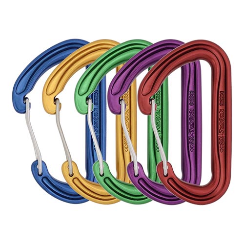 DMM Phantom Aluminium Wiregate Carabiner Mixed Colours - 5 pack