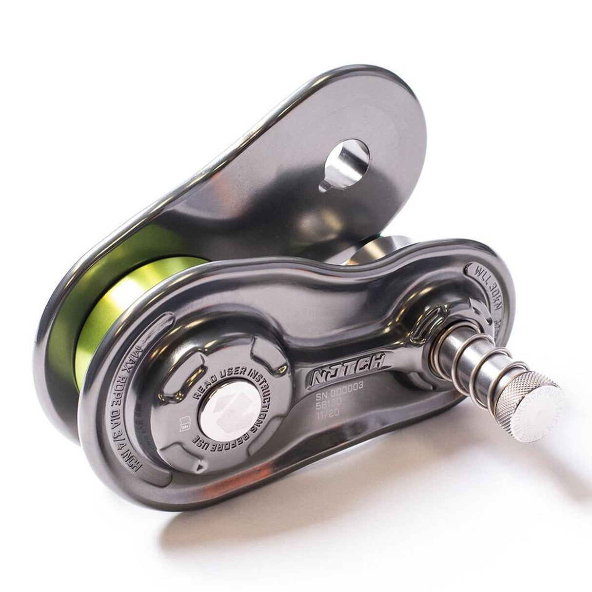 Notch 3/4" Rigging Block - Silver