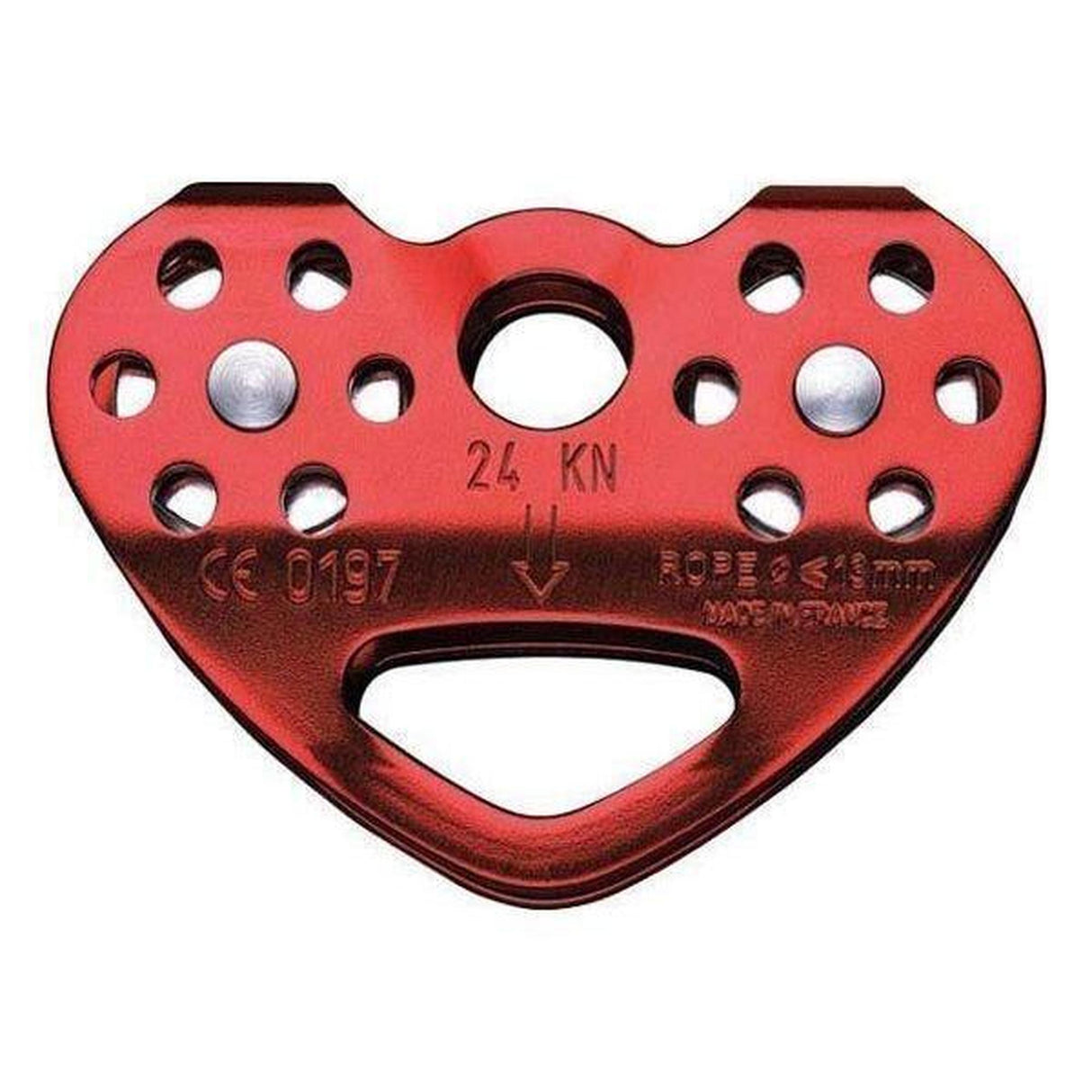 Petzl P21 Tandem Pulley Aluminium Red