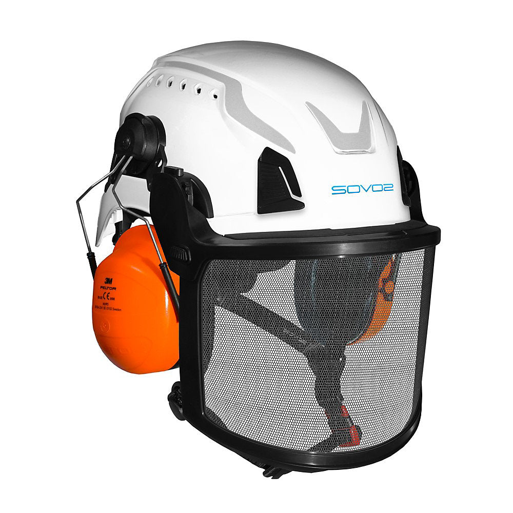 Sovos S3200 Helmet Kit White Hi-Viz