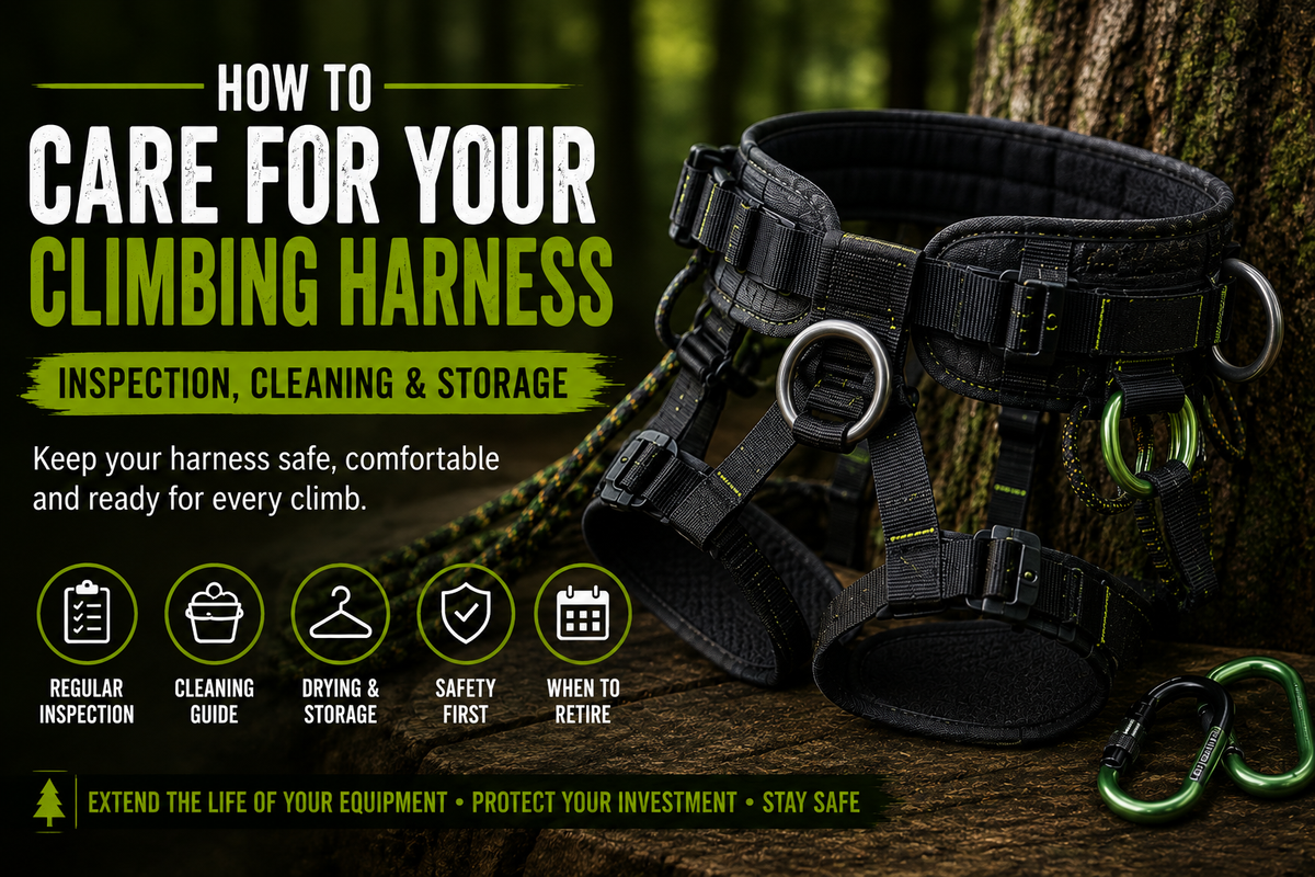 How to Care for Your Climbing Harness: Inspection, Cleaning and Storage