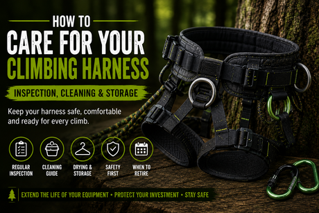 How to Care for Your Climbing Harness: Inspection, Cleaning and Storage