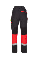 SIP Protection Canopy AIR-GO Type A Chainsaw Trousers - Red / Black