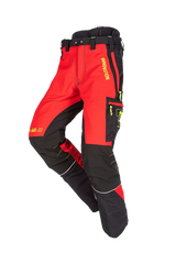 SIP Protection Canopy AIR-GO Type A Chainsaw Trousers - Red / Black