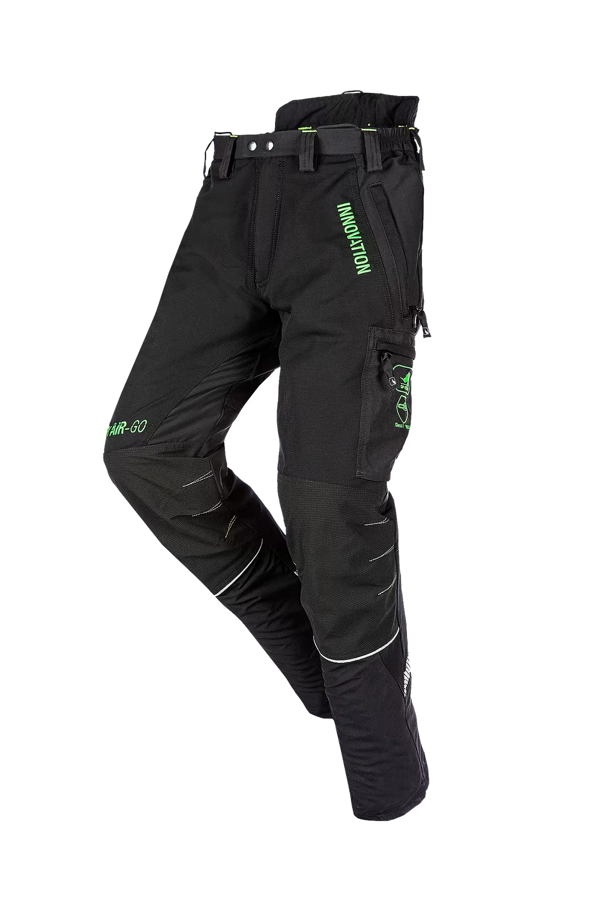 SIP Protection Canopy AIR-GO Type A Chainsaw Trousers - Black / Lime