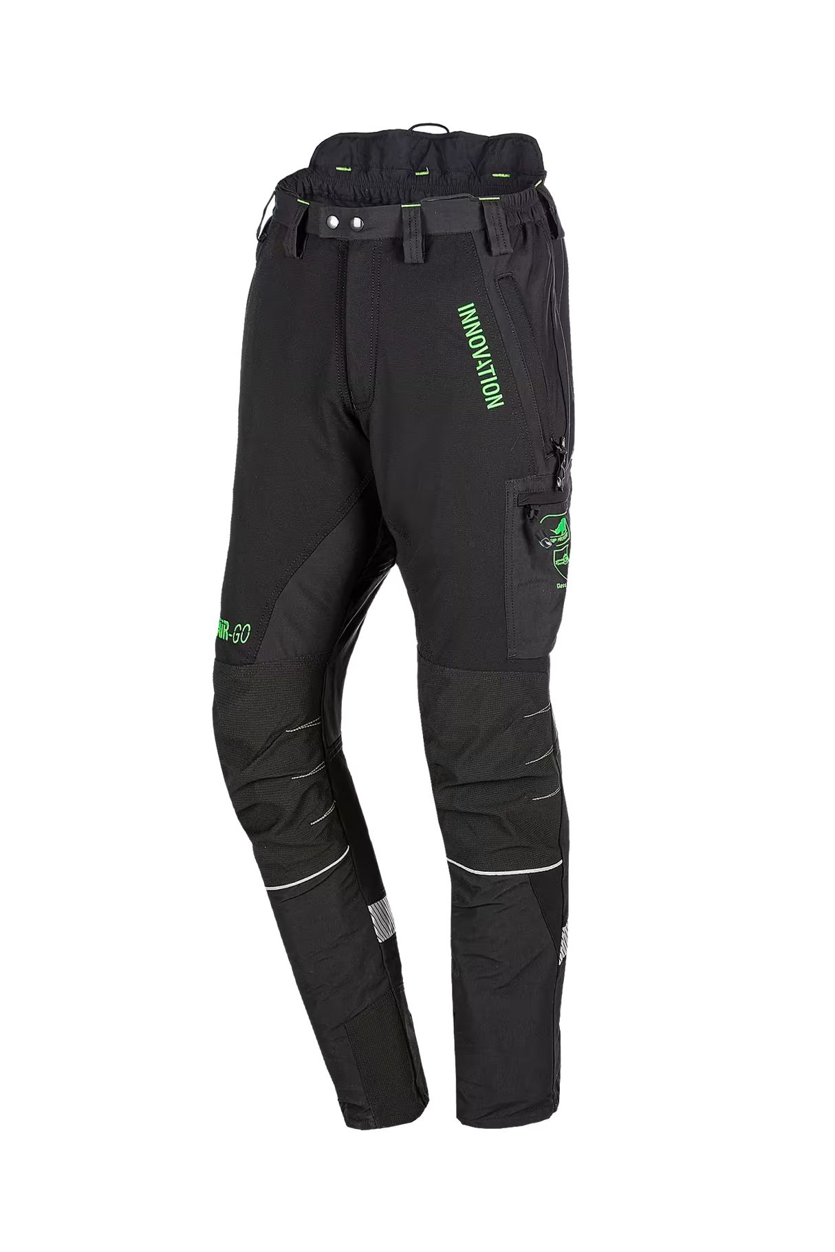 SIP Protection Canopy AIR-GO Type A Chainsaw Trousers - Black / Lime