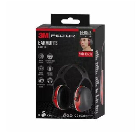 3M Peltor X3A Headband Ear Defenders