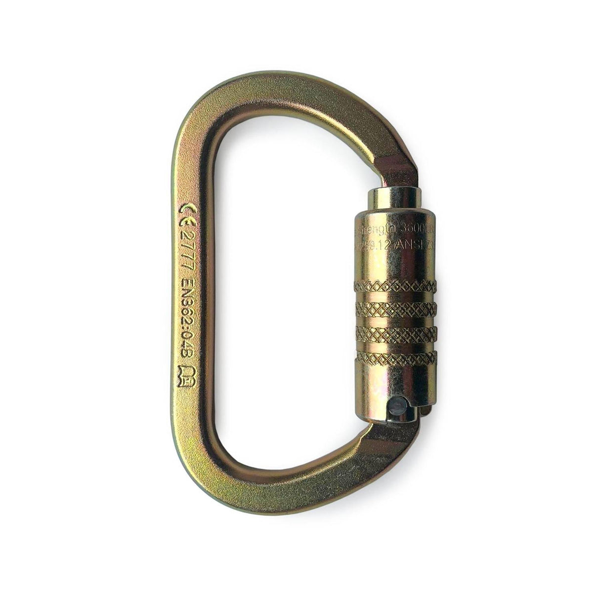 At Height K20DA Offset Oval Karabiner - 2-Way Action - Steel