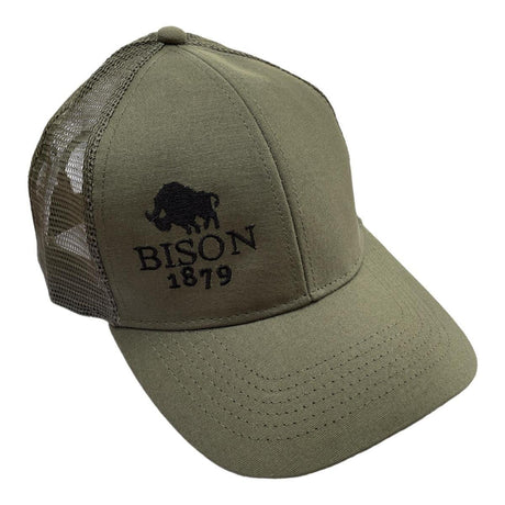 Bison 1879 Organic Cotton Trucker Cap - Olive