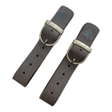 Bison Wandhalter Leather Axe Wall Hangers - Set of 2