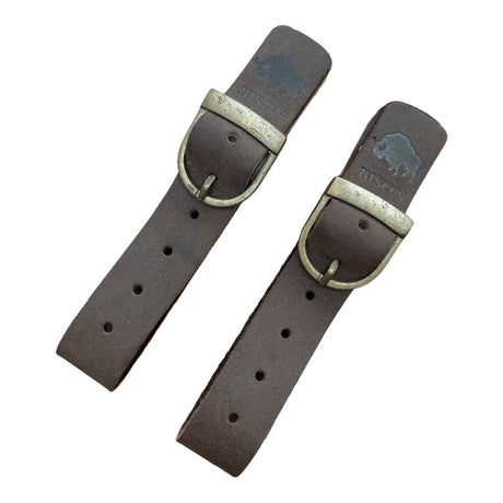 Bison Wandhalter Leather Axe Wall Hangers - Set of 2