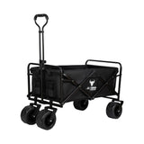 Bull All Terrain Folding Outdoor Wagon Trolley - Black