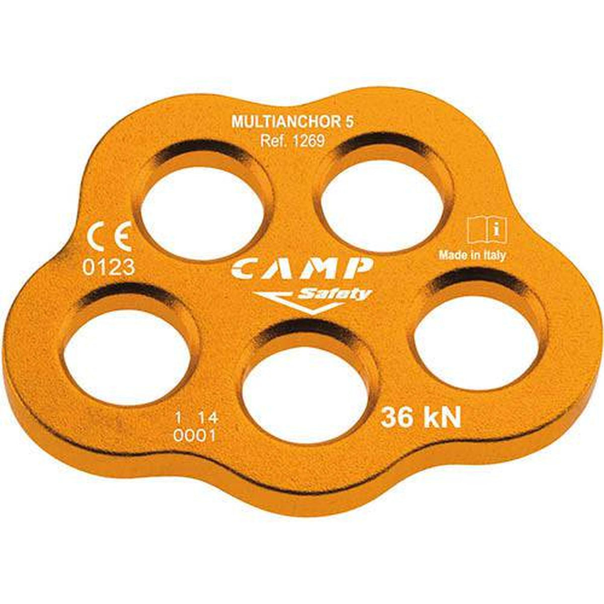 CAMP Multianchor Rigging Plate Gold - Small
