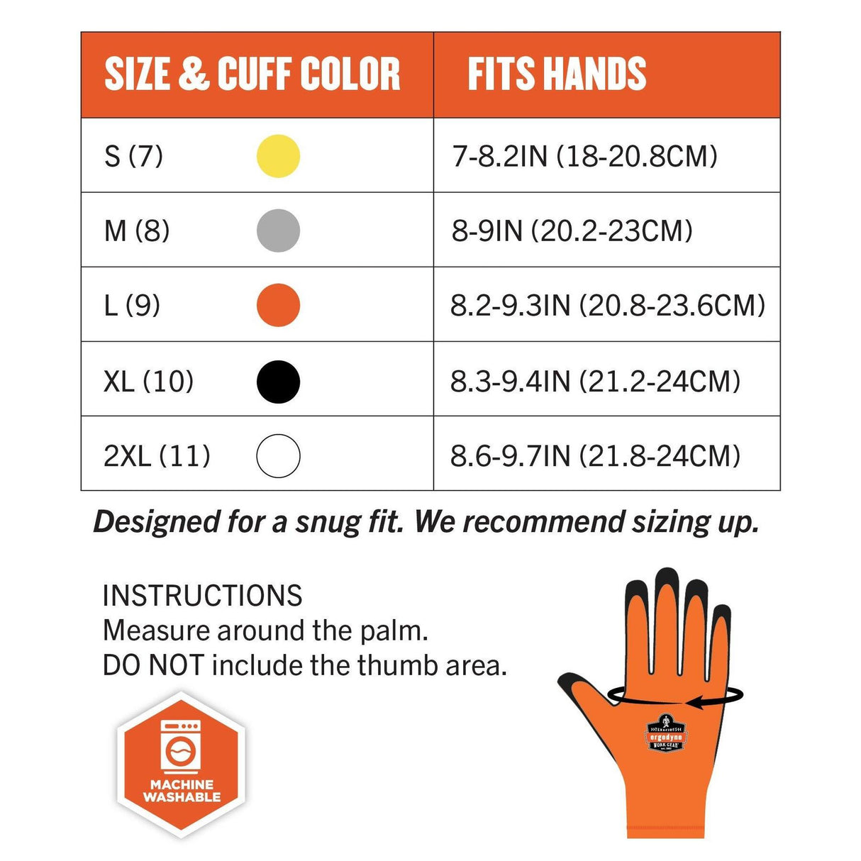 Ergodyne ProFlex 7551 Coated Waterproof Cut-Resistant Winter Work Gloves