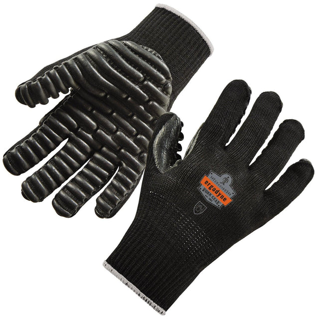 Ergodyne ProFlex 9003 Certified Lightweight Anti-Vibration Gloves - Black
