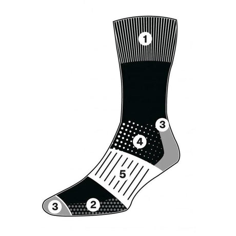 HJ Hall Comfort Top Work Boot Socks - Size 6-11 (3 pack)