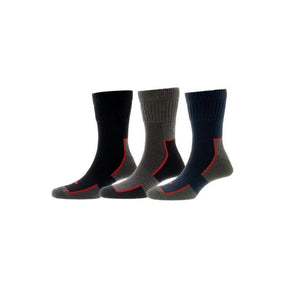 HJ Hall Comfort Top Work Boot Socks - Size 6-11 (3 pack)