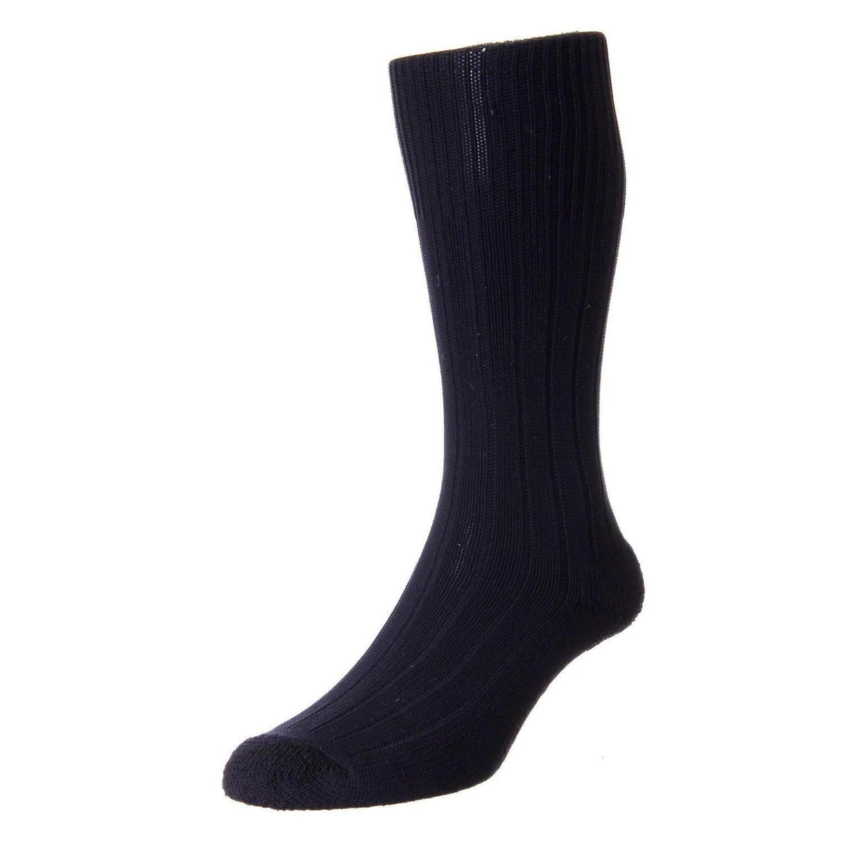 HJ Hall Indestructable Cushion Sole Work Boot Socks - Black UK 6-11