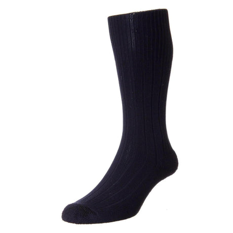 HJ Hall Indestructable Cushion Sole Work Boot Socks - Black UK 6-11
