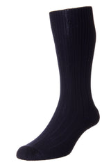 HJ Hall Indestructable Cushion Sole Work Boot Socks - Black UK 6-11