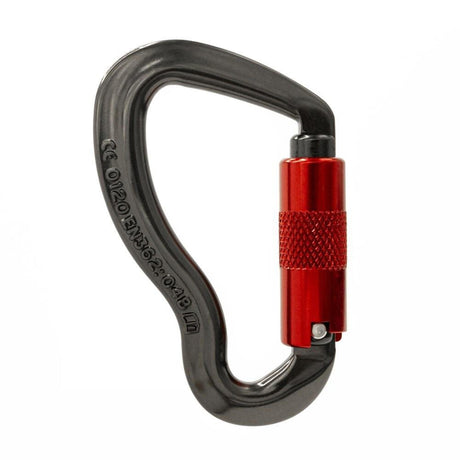 ISC Mini Gator Aluminium 3 Way Carabiner - Grey