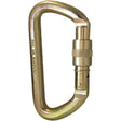 ISC Offset D Karabiner - Screwgate - Steel