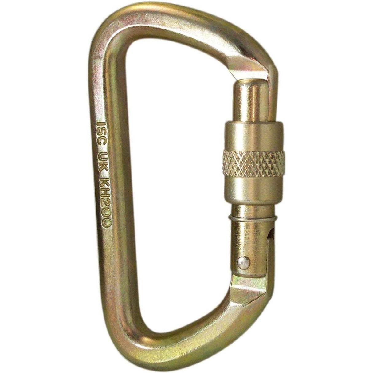 ISC Offset D Karabiner - Screwgate - Steel