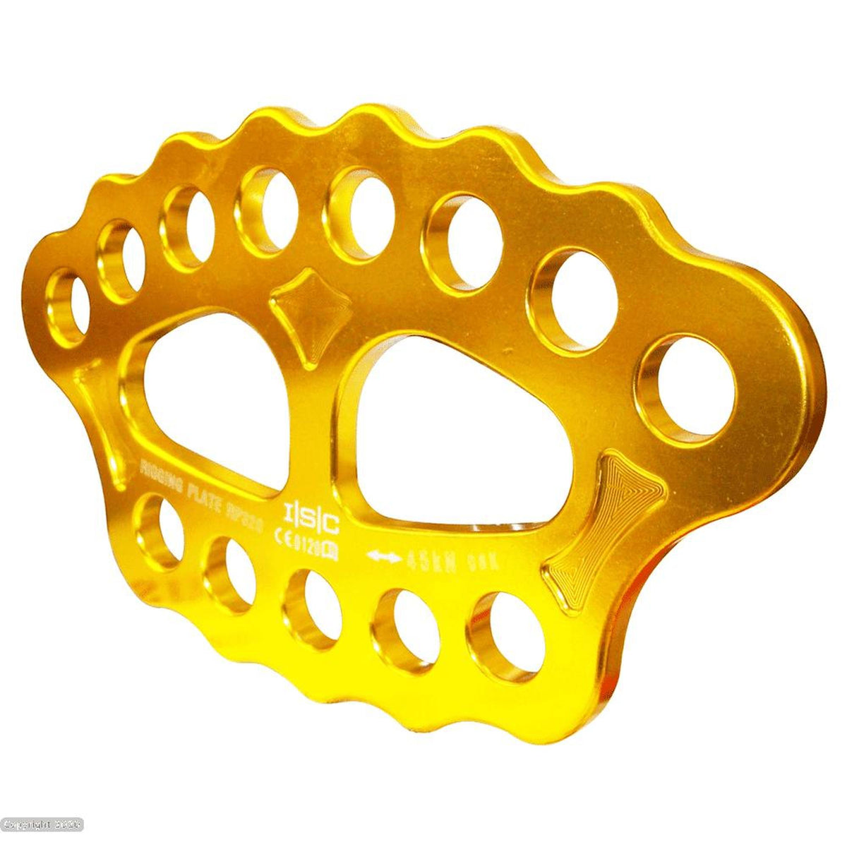 Isc Gold ISC Rigging Plate - Large Gold Aluminium, 45 kN MBS – ARB Surplus