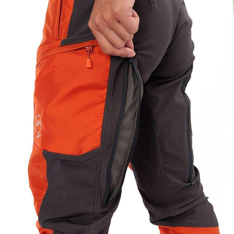 Montbell Light Logger Type A Chainsaw Trousers - Orange