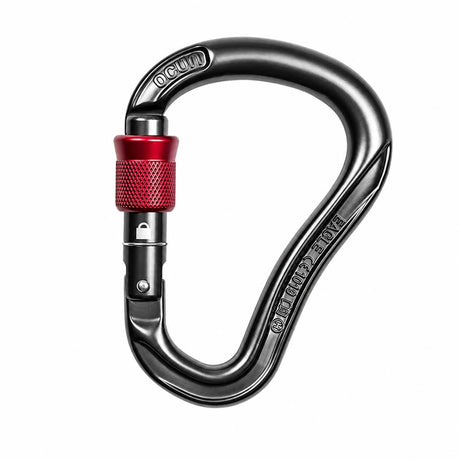 Ocun Eagle HMS Aluminium Screwgate Carabiner - Grey