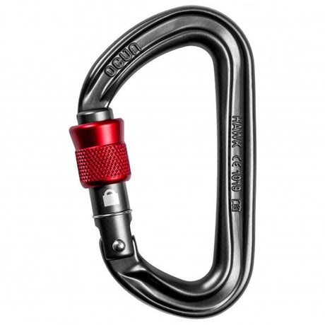 Ocun Hawk Aluminium Screwgate Carabiner - Anthracite