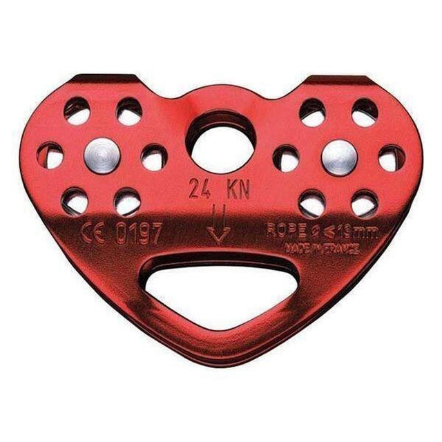 Petzl P21 Tandem Pulley Aluminium Red