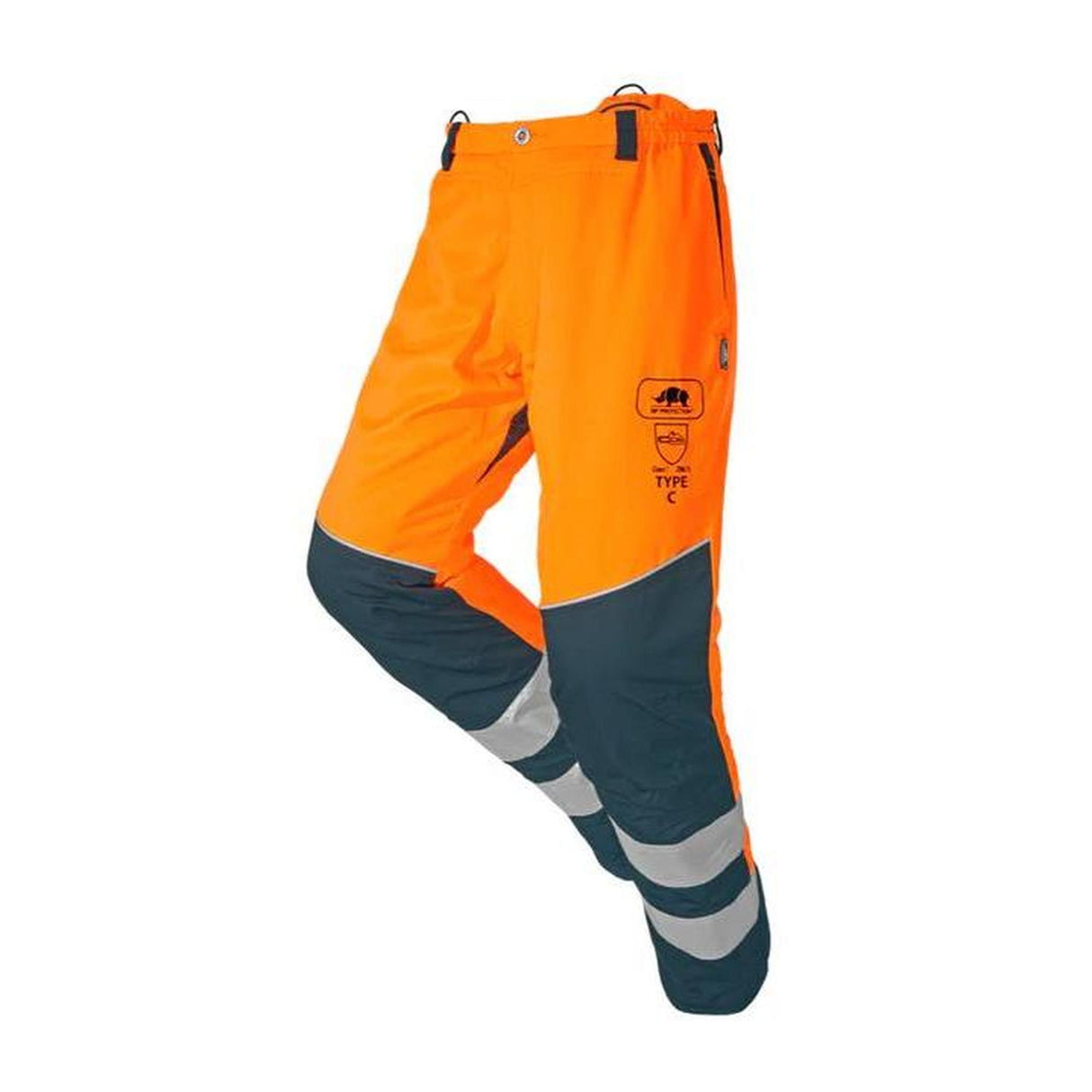 SIP Protection BasePro Type C Chainsaw Trousers - Hi-Viz Orange
