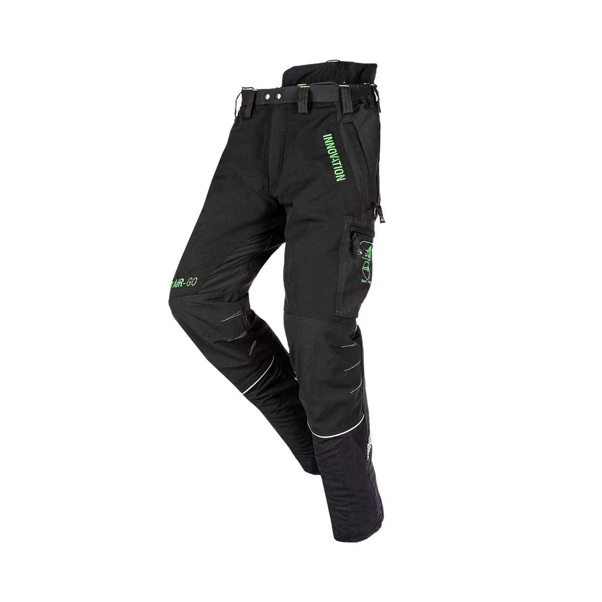 SIP Protection Canopy AIR-GO Type A Chainsaw Trousers - Black / Lime