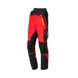 SIP Protection Canopy AIR-GO Type A Chainsaw Trousers - Red / Black