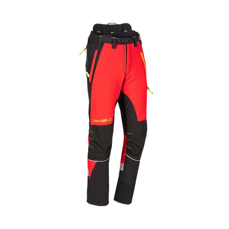 SIP Protection Canopy AIR-GO Type A Chainsaw Trousers - Red / Black