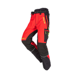 SIP Protection Canopy AIR-GO Type A Chainsaw Trousers - Red / Black