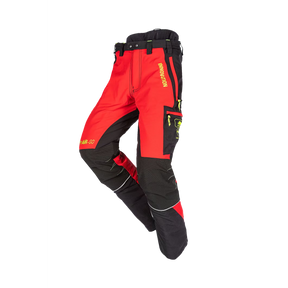 SIP Protection Canopy AIR-GO Type A Chainsaw Trousers - Red / Black