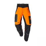 SIP Protection Canopy W-AIR Type C Chainsaw Trousers - Long Leg - Orange / Black