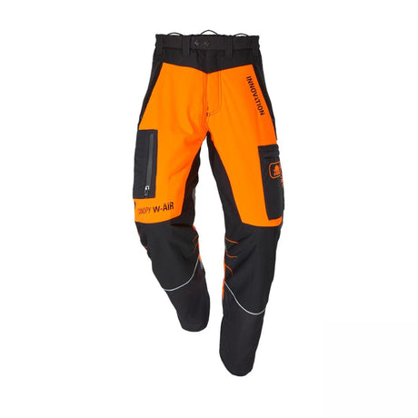 SIP Protection Canopy W-AIR Type C Chainsaw Trousers - Long Leg - Orange / Black