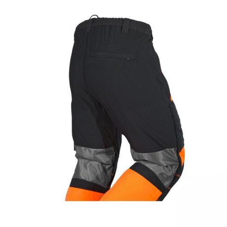 SIP Protection Canopy W-AIR Type C Chainsaw Trousers - Long Leg - Orange / Black