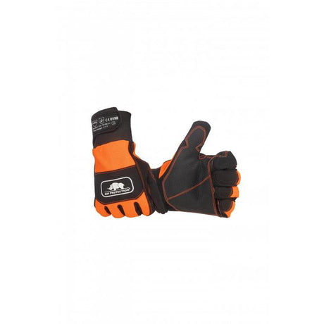 SIP Protection Chainsaw Gloves - Left & Right Hand Protection - Orange (Class 2)