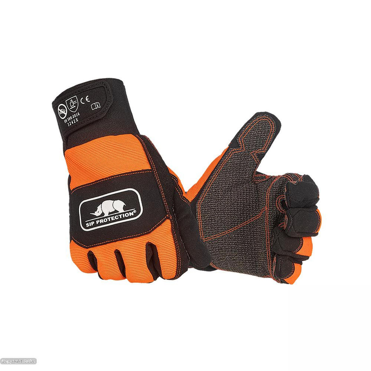 SIP Protection Heavy Duty Work Gloves - Orange