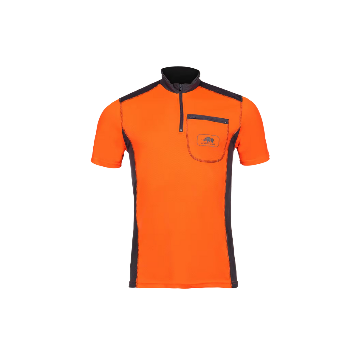 SIP Protection Technical Short Sleeve Work Shirt - Orange