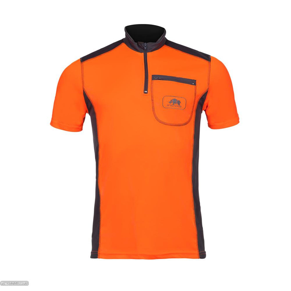 SIP Protection Technical Short Sleeve Work Shirt - Orange