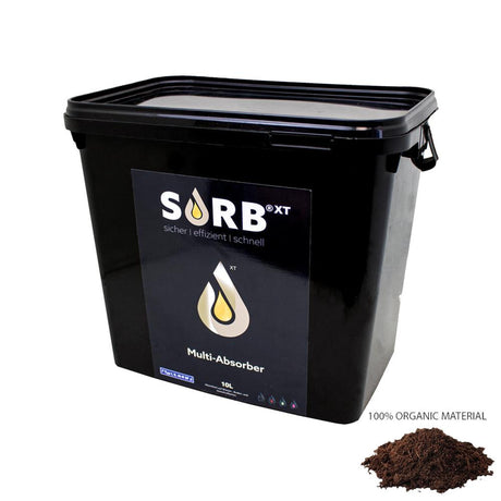 SORB XT 10 L Oil & Chemical Spill Kit Bucket Organic Binder - Absorbs 7.6 Litre