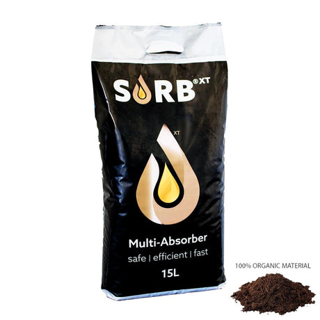 SORB XT 15 L Oil & Chemical Spill Kit Bag Organic Binder - Absorbs 9.2 Litre