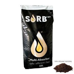 SORB XT 50 L Oil & Chemical Spill Kit Bag Organic Binder - Absorbs 36 Litre