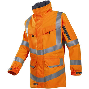 Sioen Mildura 703 Hi-Vis Rain Jacket - Orange